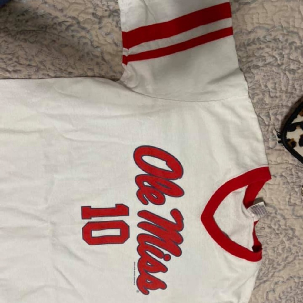 Ole Miss short sleeve jersey